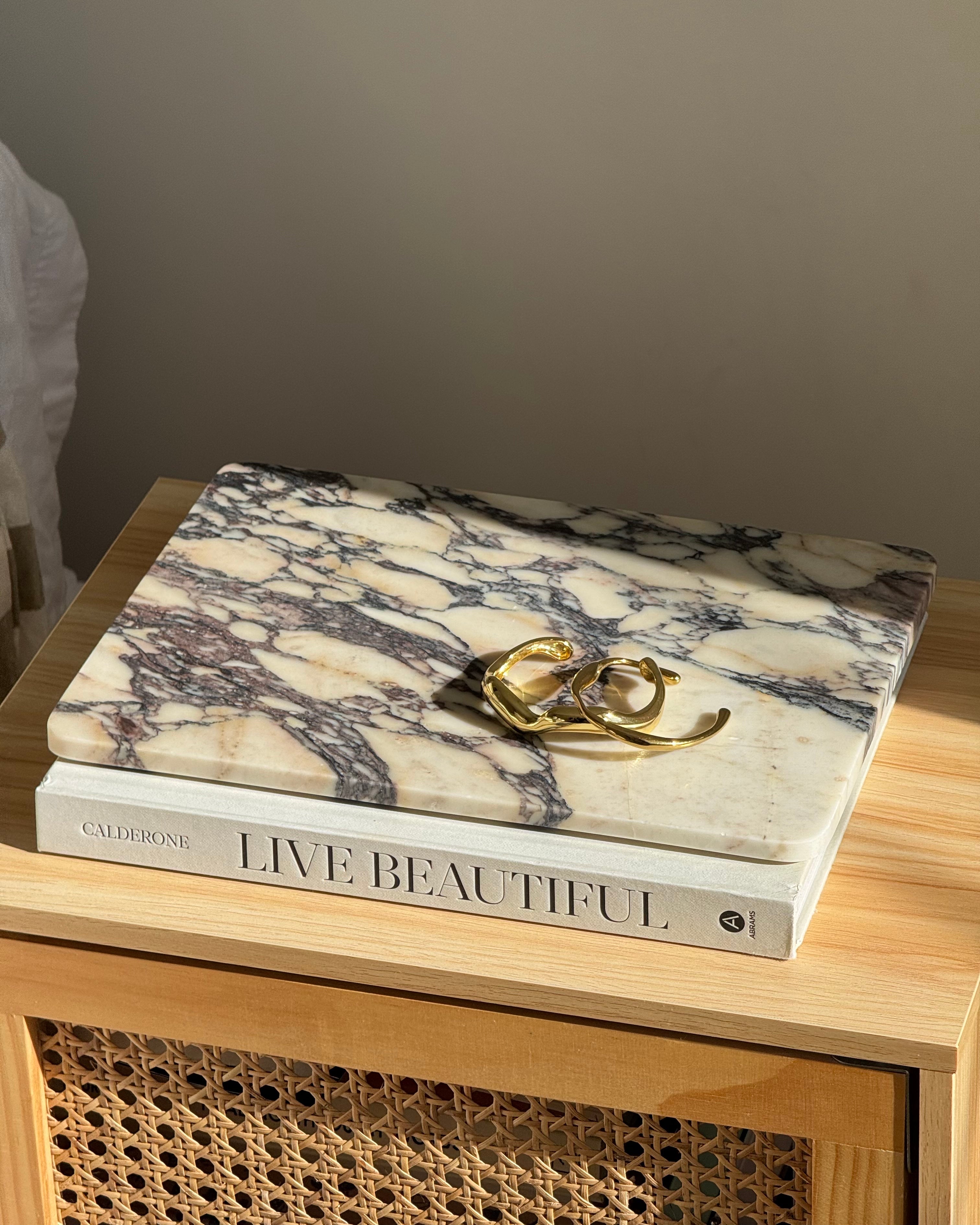 STARLIGHT TRAY - Calacatta Viola