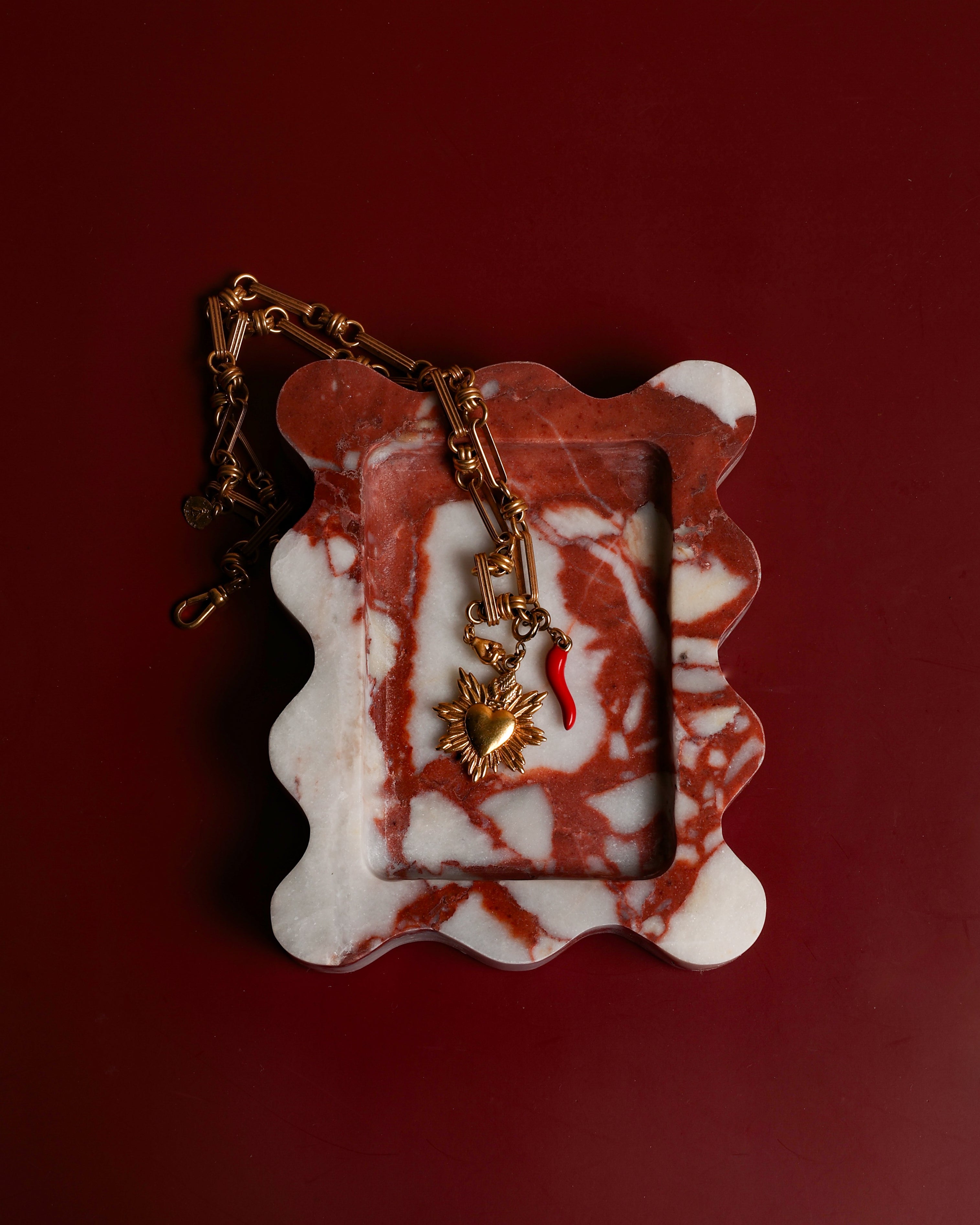 SOFIA TRAY - Calacatta viola Red