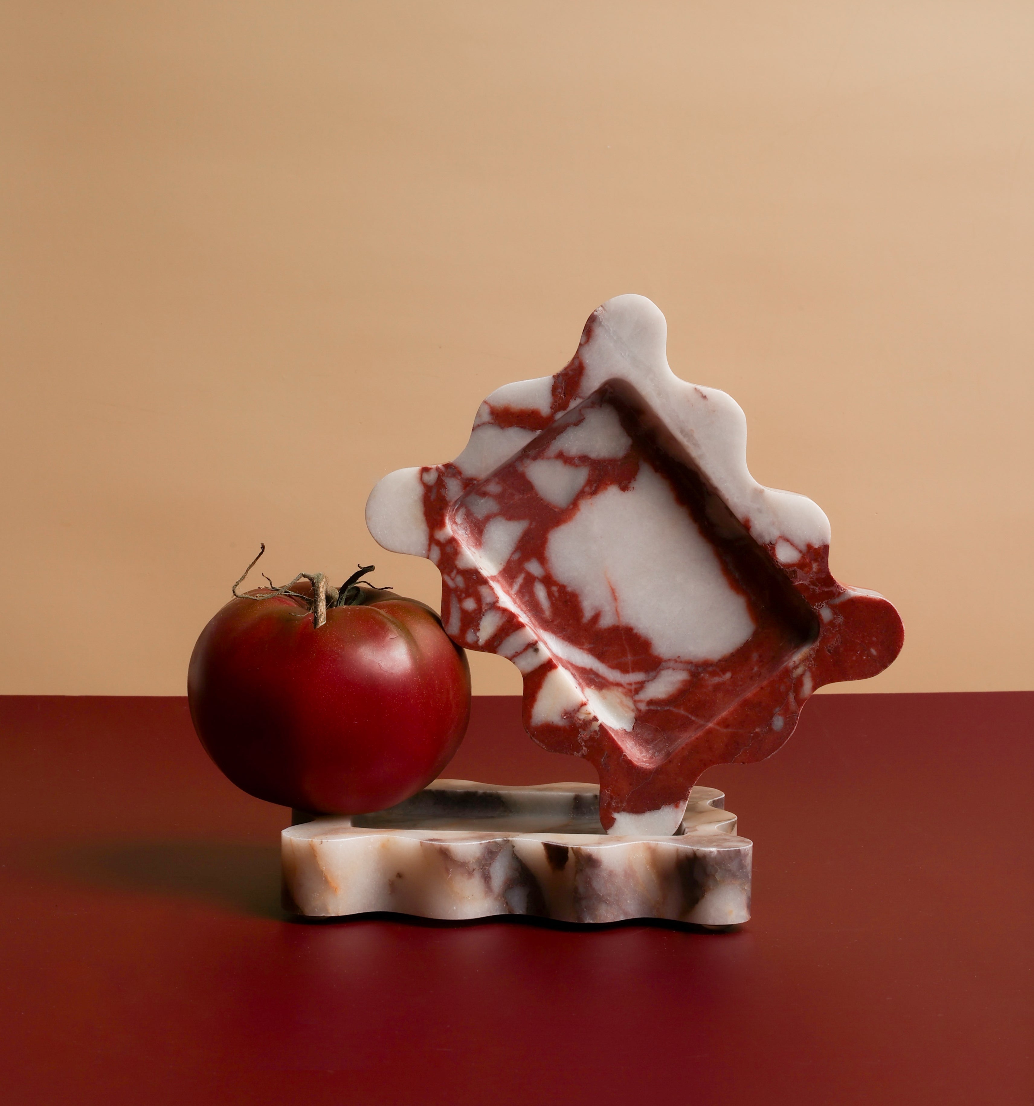 SOFIA TRAY - Calacatta viola Red