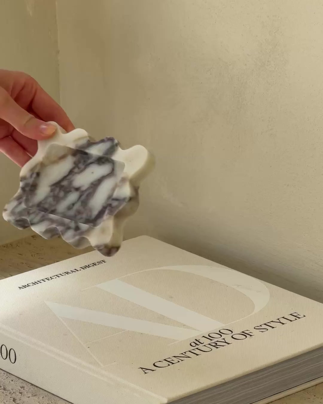 SOFIA TRAY - Calacatta viola